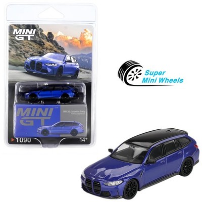 Mini GT 1:64 BMW M3 Competition Touring Portimao Blue Metallic #1090
