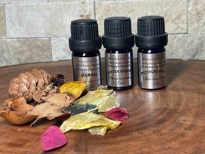 5ml - 0.169oz Essential Oils Undiluted 100% Pure & Natural. Buy more & Save