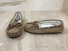 MINNETONKA Women's Moccasin Mocs Suede Slippers Comfort Shoes Size 7