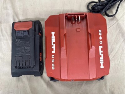 Hilti C 6-22 Battery Charger w/1 Battery B-22-85