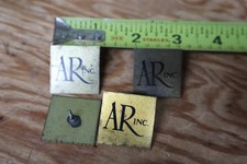 ACOUSTIC RESEARCH AR4x SPEAKER GRILL BADGE NAMEPLATE LOGO ORIGINAL