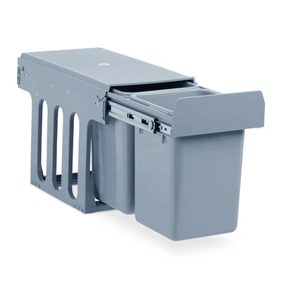 Einbaumülleimer küche Einbauabfalleimer Ausziehbarer Mülleimer Duo Müllsystem - Bild 1 von 4