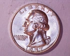 1957-D Washington Quarter  BU  **302-6C