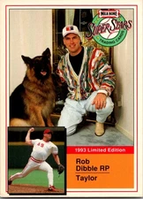 1993 Milk Bone Super Stars #16 Rob Dibble