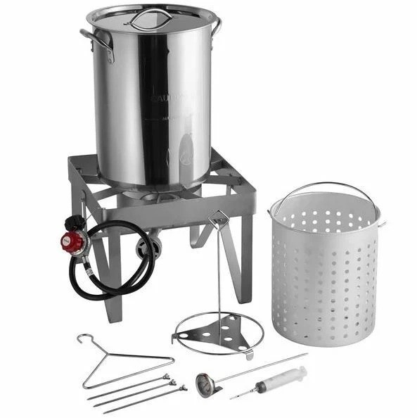 Deep Fryer Kit Steamer Stock Pot Propane Lp