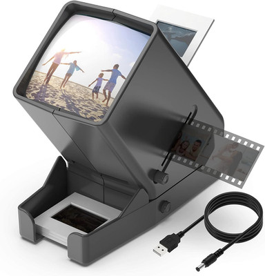 DIGITNOW! 35Mm Diabetrachter, 3-Fache Vergrößerung, LED Beleuchtete, Beleuchtete
