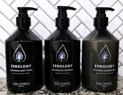 #ad BUNDLE 3 Pack Zenology Fycus Sycomorus Shampoo Conditioner amp; Body Wash 16.9oz $72.26