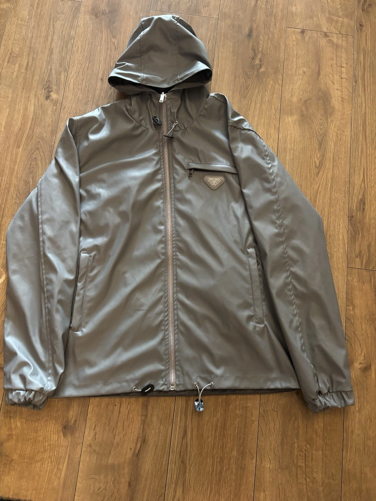 Prada Grey Windbreaker – Size XL