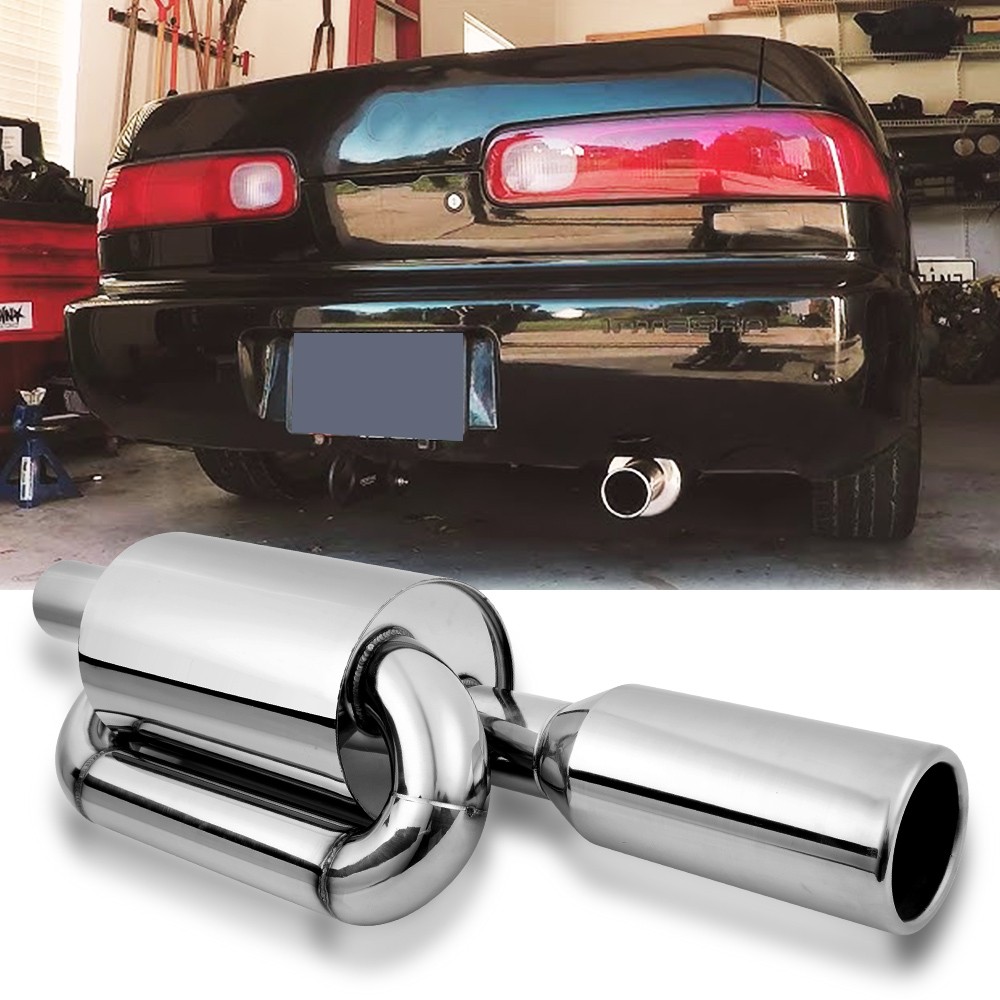 Twin Loop Exhaust Muffler 2.5