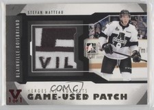 2012 ITG Heroes and Prospects Gold Vault Ruby 1/1 Stefan Matteau #M-17 Patch rg2