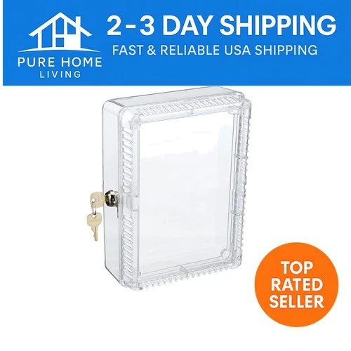 Secure Your Thermostat: CG512A1009 Large Lockable Guard, 8.25" W x 5.75" H