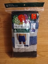 Fruit of the Loom 6 Tag Free Knit Boxers Small 28-30 Assorted Colors - New