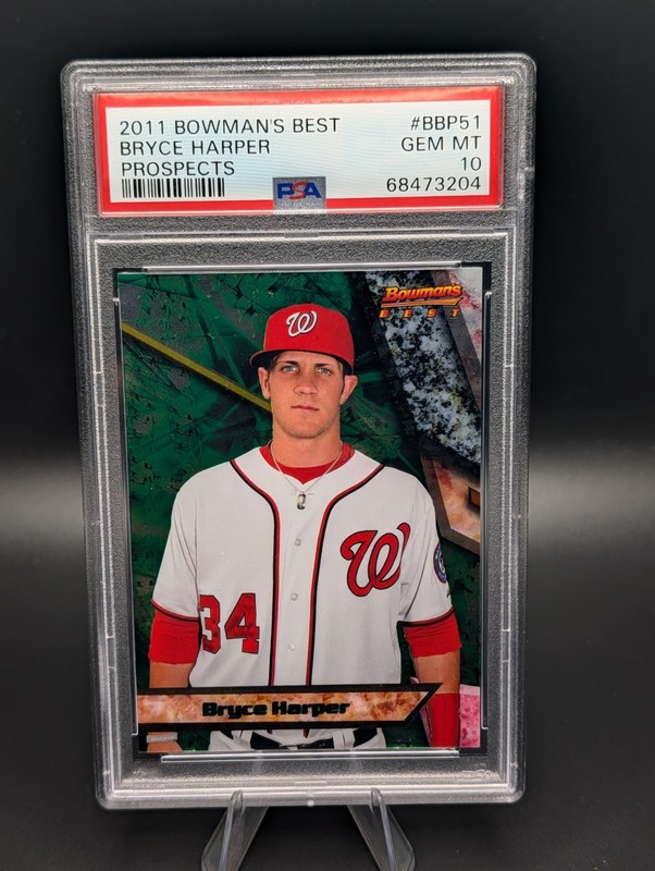 2011 Bowman's Best Prospects #BBP51 - Bryce Harper (RC) - PSA 10 Gem Mint