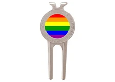 Rogue River Tactical Rainbow Golf Divot Tool Golf Ball Marker