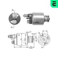 ERA Magnetschalter, Starter ZM1495 FüR Alfa Romeo Passend FüR Fiat Lancia
