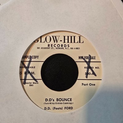 D.D. (Foots) Ford   D.D.'s Bounce Promo Glow Hill soul blues 45