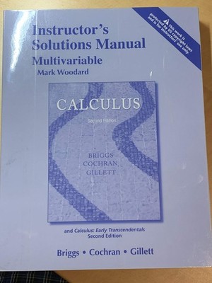 Instructor's Solutions Manual Multivariable for Calculus and Calculus: Early...