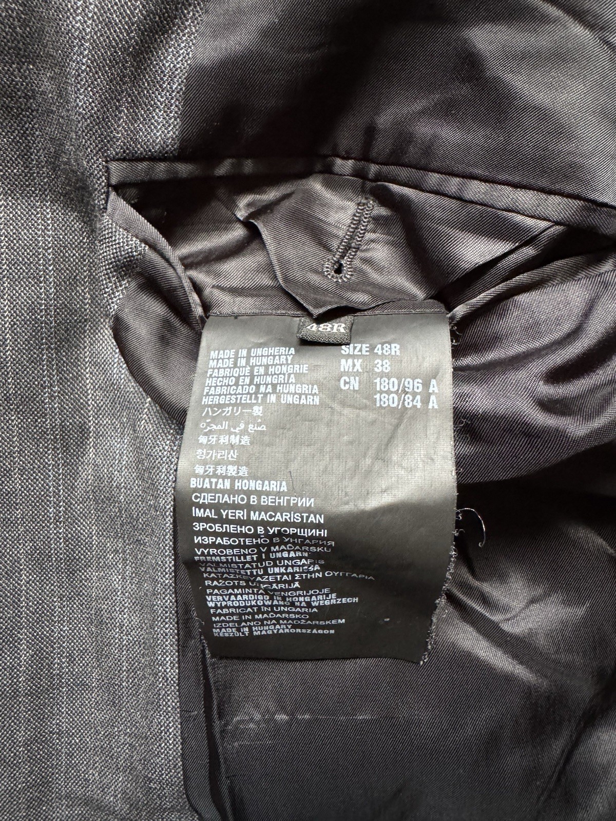 Prada Solid Stripped formal wool suit (blazer/tro… - image 6