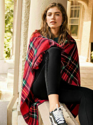 Black Friday Victoria Secret Christmas Blanket VICTORIA'S SECRET