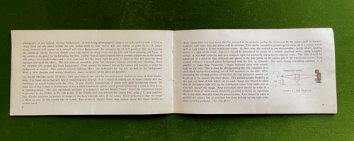 HOLLYWOOD CINE PRODUCTS Master TITEL und Zubehör Technisches Handbuch 60er Jahre - Bild 6 von 7