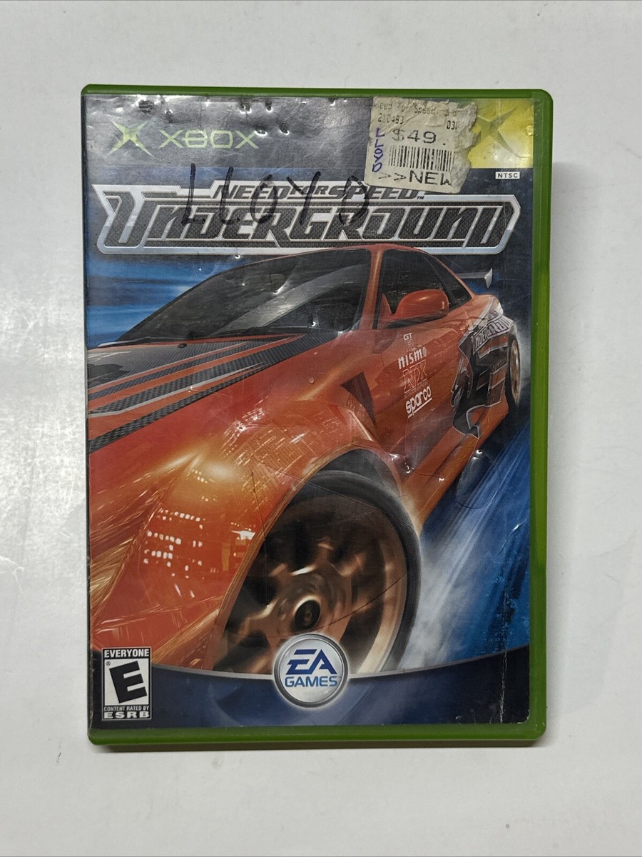 Need for Speed: Underground (Microsoft Xbox, 2003) Original Case