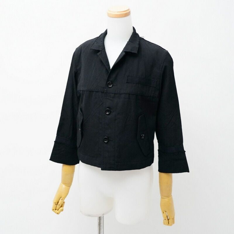 COMME des GARCONS tricot ジャケット Sサイズ Classic Tricot COMME des GARCONS trucker jacket cut off