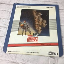 THE RIGHT STUFF WARNER HOME VIDEO LASER VIDEODISC New Sealed Old Stock