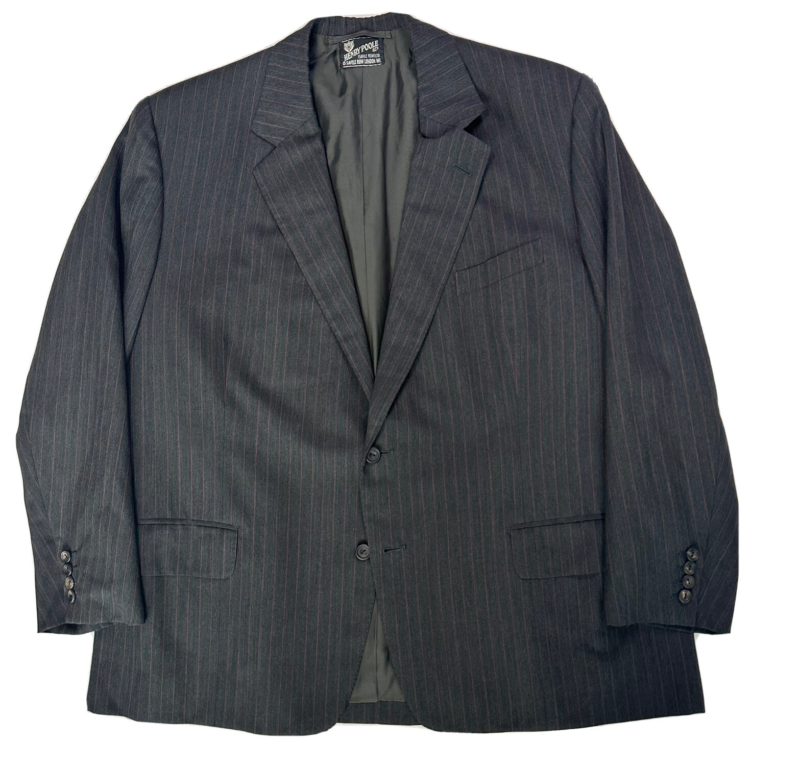 FILA Blazer Cappotto Sportivo Henry Poole Savile Row Grigio Lana Da Uomo SU MISURA 51R