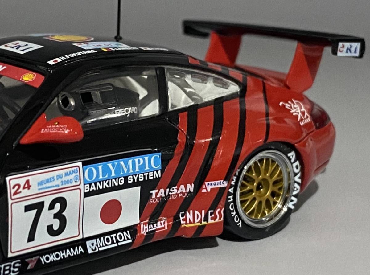 【EBBRO】TAISAN PORSCHE 911GT3R 2000Lemans 1/43 Taisan Porsche 911 Gt3R 1 Gt Class 24H Le Mans 2000