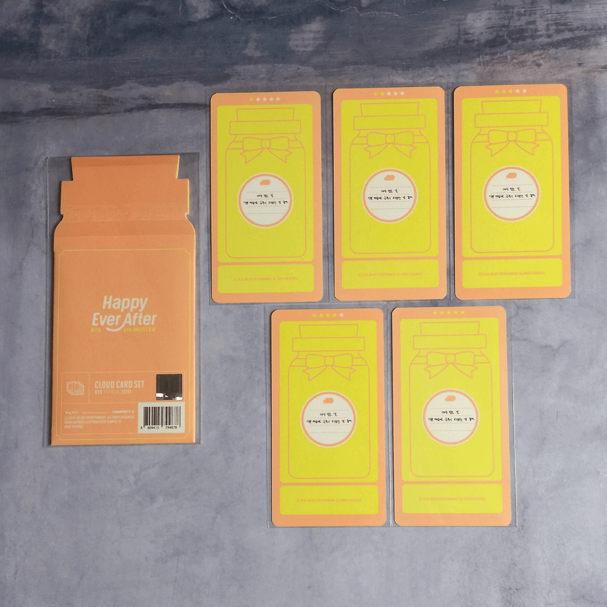 BTS 2018 4th Muster Happy Ever After Official Cloud Photo Card