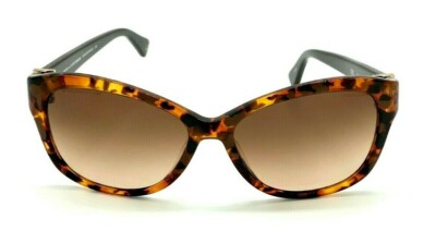 Diane Von Furstenberg Gold Frame Sunglasses with Brown Gradient Lenses s-l400.jpg main image 4