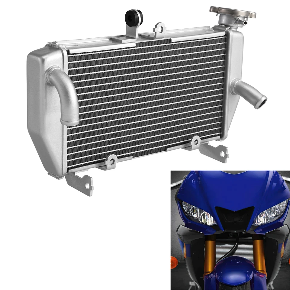 Ajuste para Yamaha YZF R3 2015-2025 radiador de aluminio enfriador de motor Foto 2 de 4