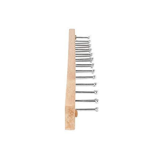 Spectrum Diversified Tie and Belt Rack, Wall Mount, 24-Peg, Wood ...