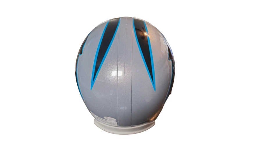 Luke Kuechly Autograph Carolina Panthers  Full Size Helmet JSA COA  - Image 3 of 4