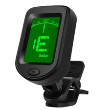 Clip-On LCD Electric Tuner 12 Average Rate LGL-01 for Bass Guitar Ukulele Violin