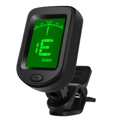 Clip-On LCD Electric Tuner 12 Average Rate LGL-01 for Bass Guitar Ukulele Violin