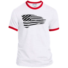 wills1mulisha American Pride Port & Co. Ringer Tee