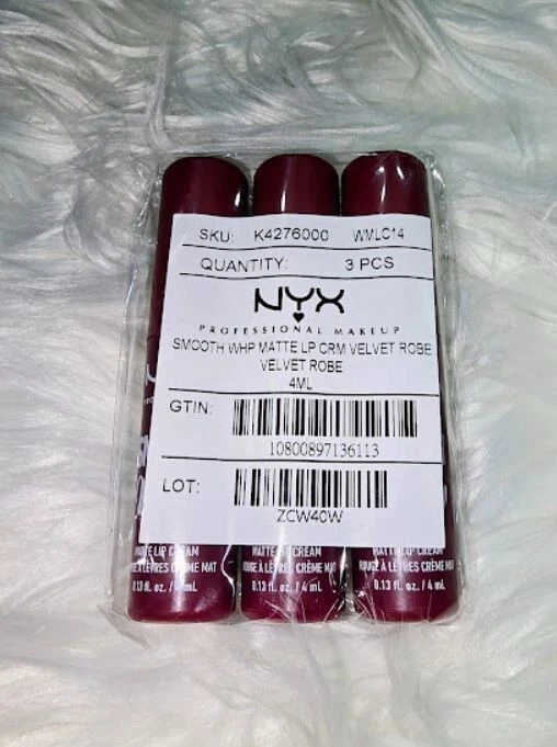 NYX Smooth Whip Matte Lip Cream - Velvet Robe (Pack of 3) - Free Shipping!!!! - Image 2 of 2