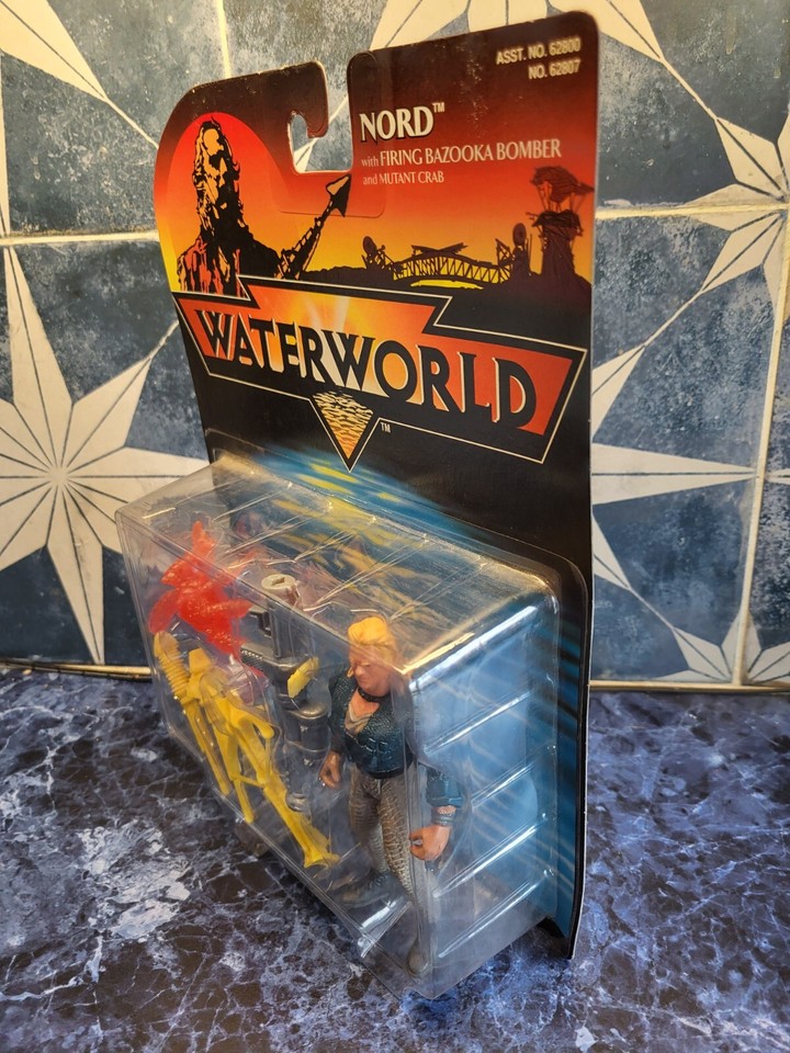 Rare Vintage Kenner Waterworld Kevin Costner Nord Action Figure MOC 1995 eBay