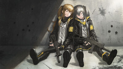 Anime Girls Girls Frontline UMP45 Girls Frontline  Gaming Mat Desk 25282