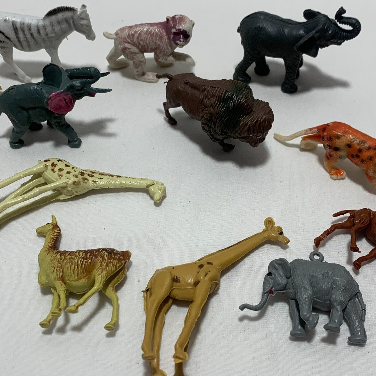 Vintage 1980's Mixed Plastic Toy Animals Lot | eBay