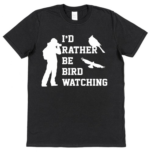 Camiseta de observación de aves I'd Rather Be regalo para observador de aves regalos de observación de aves - Imagen 2 de 7