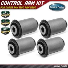 4x Front Lower Suspension Control Arm Bushing Kit for Dodge Ram 1500 Ram 2500