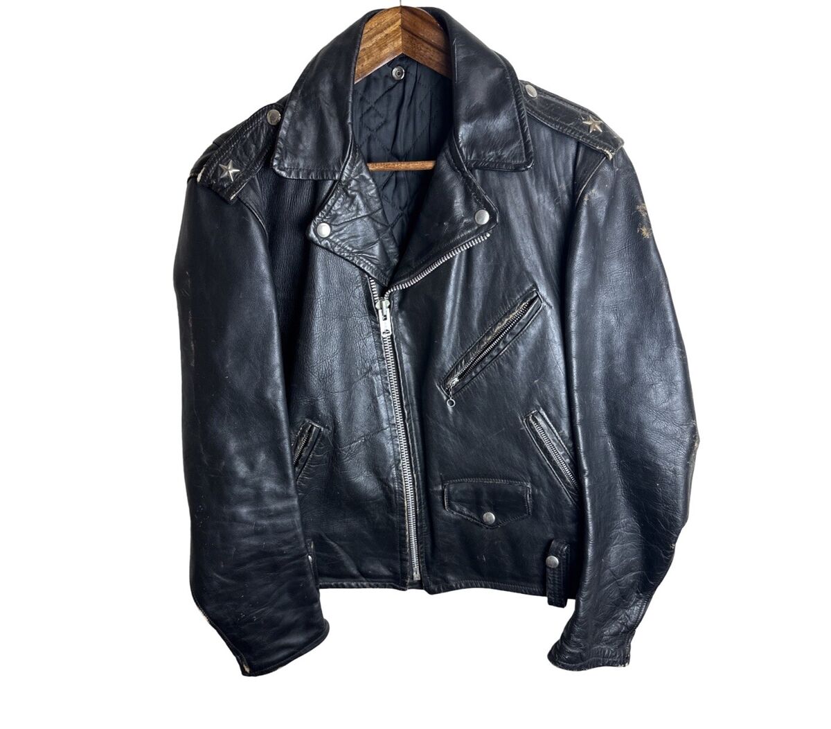 Vintage 60's Schott Perfecto One Star Motorcycle Jacket Size Vintage 60's Schott Perfecto One Star Motorcycle Jacket Size