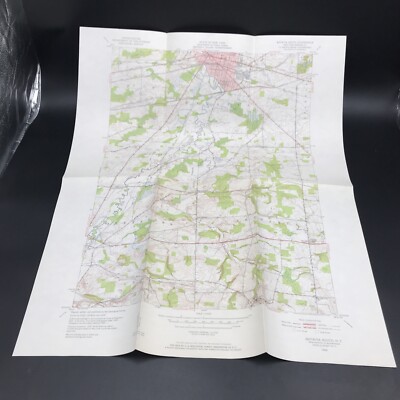 1950 Batavia South NY Quadrangle Geological Survey Topo Map 22'' x 27'' USGS