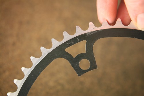 Vintage NOS NEW Gipiemme Crono Sprint black chainring 52t 144 BCD Campagnolo fit - Picture 3 of 4