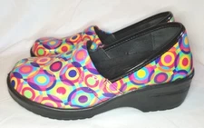 Womens Multi Colored Clogs By Easy Street Size 8M Laurie