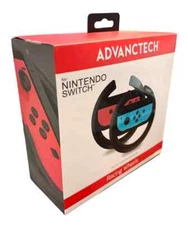 Advanctech Racing Wheels for Nintendo Switch - Smooth Feeling of Driving - Black