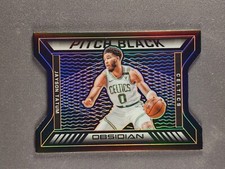 2020-21 Panini Obsidian Pitch Black #20 Jayson Tatum /35 Orange Electric Etch