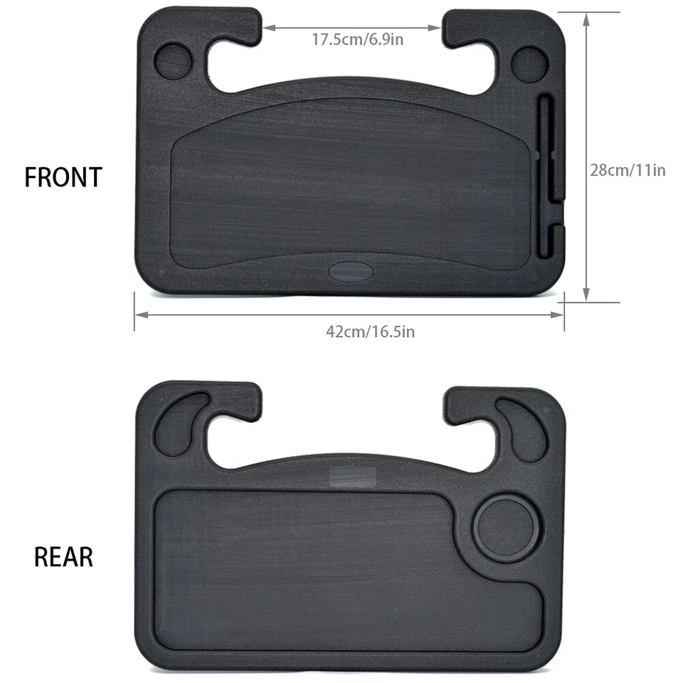 Bandeja Volante Coche Mesa Café Bebida Soporte Portátil Comida Escritorio Foto 3 de 4
